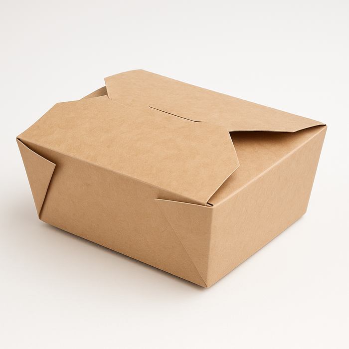 Contenitore take-away in carta kraft, capacità 500 ml