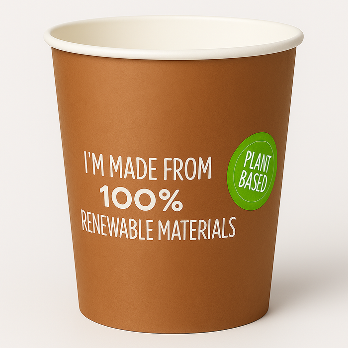Plant-based paper soup containers 770 ml (114 mm)