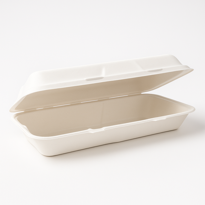 Half-size sugarcane menuboxes 31×14.5×6 cm