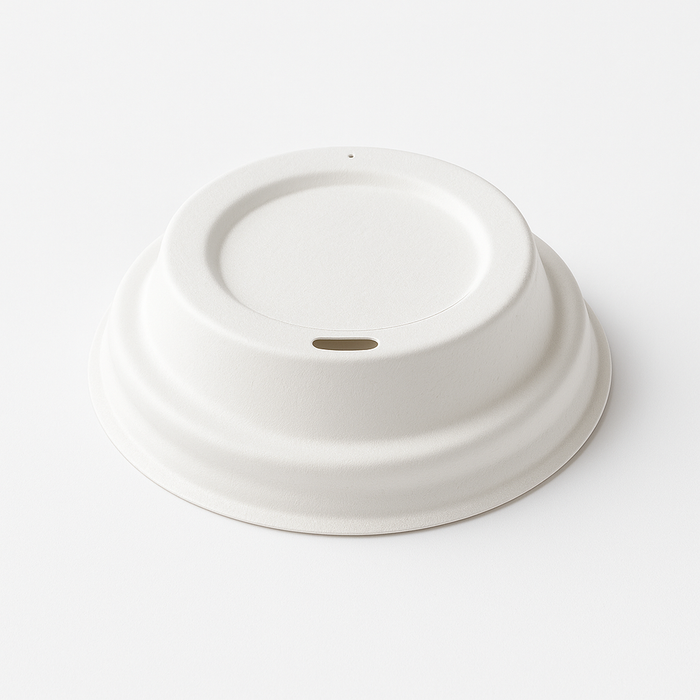 Coperchio in carta per contenitori da 90 mm, ecologico e compostabile