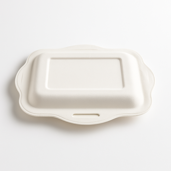Coperchio ecologico in canna da zucchero per vaschette da 1200/1800 ml
