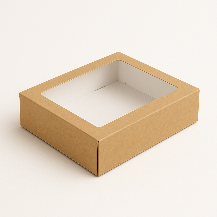 Scatola kraft per sushi take-away 23x15x5 cm