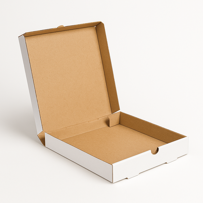 Scatola per pizza classica 32x32x4 cm in cartone resistente