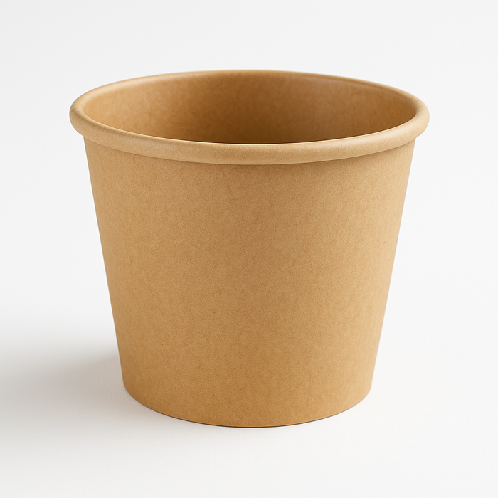 Contenitore da 470 ml in carta kraft per minestre e zuppe