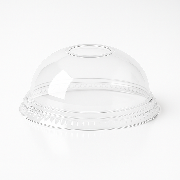 Coperchio con foro per bicchieri in plastica, diametro. 95 mm