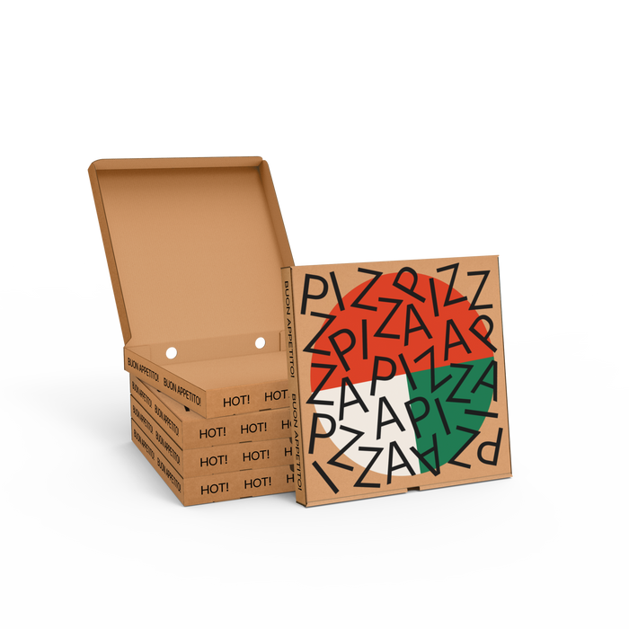 Cartone per pizza personalizzato