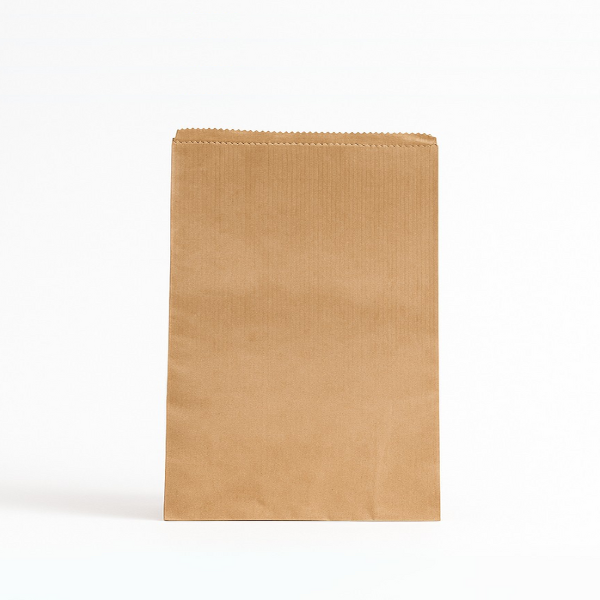 Gray folded bags 27x12 cm