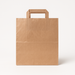 Buste in carta kraft marrone con manici, 26x17x33 cm