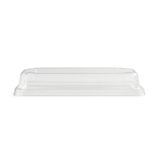 Coperchio trasparente in PET per vaschetta sushi 22.5x9.8x3 cm
