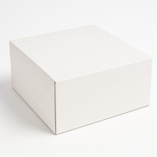 Scatola kraft per dolci da asporto 22x22x11 cm