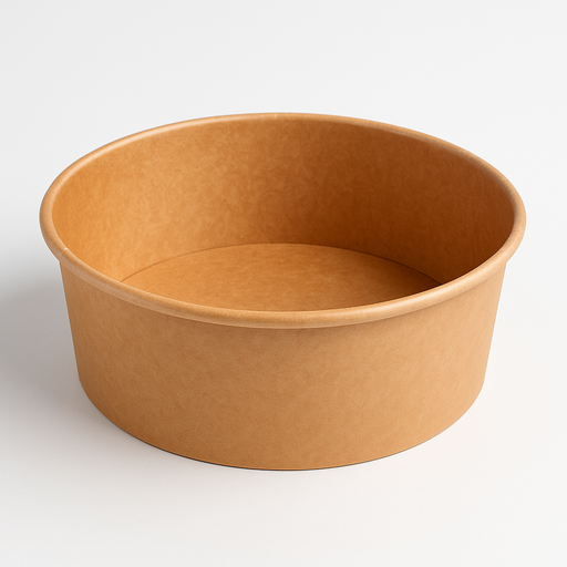 Insalatiera kraft da 1100 ml, diametro 185 mm, ecologica