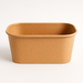 Contenitore kraft rettangolare da 1000 ml, formato 12x17x7,5 cm