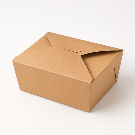 Contenitore kraft grande 1150/1400 ml per pasti abbondanti
