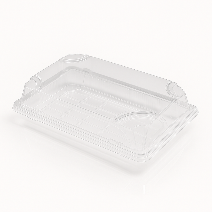 Scatola sushi PET 21,7×13,6×4,5 cm + coperchio