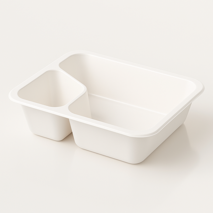 Contenitore per alimenti in plastica sigillabile, bianco, Colt, 227x178x50 mm