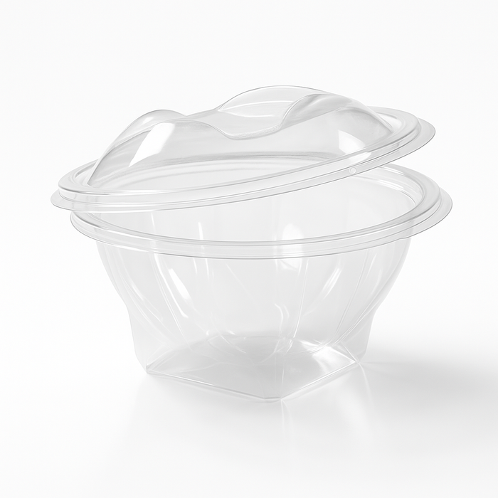 Coppetta dessert rotonda con coperchio UFO Sekipack 370 ml