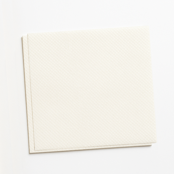 White napkins 1W 33x33 cm 1/4